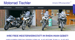 Desktop Screenshot of motorrad-tischler.de